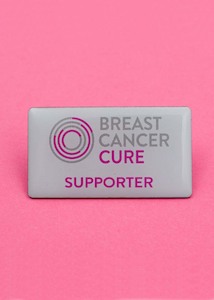 Breast Cancer Cure Supporter Badge