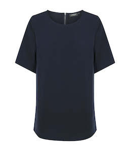 Short Sleeve Soft Taylor Top - Navy