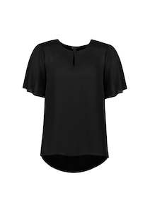 Vienna Womens Short Sleeve Blouse