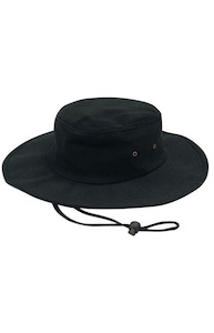 Wide Brim Hat - Black