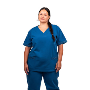 Unisex Adrienne Whitewood Scrub Top - Te Kahikatea