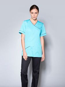 Healthcare Medical: Women's Fleming Tunic - White/Purple