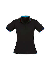 Biz Collection Everyday Apparel By Fashion Biz Arrow Uniforms: Ladies Jet Polo