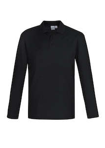 Biz Collection Everyday Apparel By Fashion Biz Arrow Uniforms: Crew Mens L/S Polo