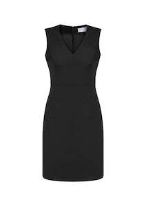 Womens Sleeveles V Neck Dress