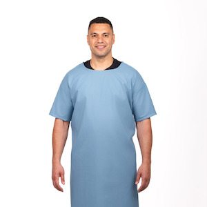 Gowns And Lab Coats Arrow Uniforms: Blood Proof Washable Short Sleeve Gown