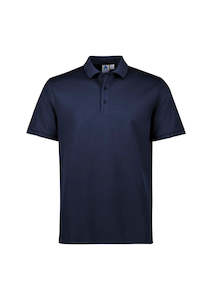 Mens Focus Short Sleeve Polo - Navy/Navy