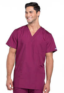 Tunics Arrow Uniforms: Cherokee Unisex WW Originals V-Neck Top - Wine