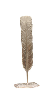 Art gallery: Huia Feather Polished Bronze