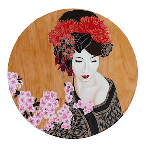 Art gallery: Pōhutukawa & Sakura Geisha