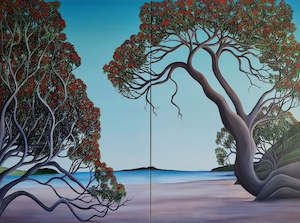 Pohutukawa by the Sea – Diptych