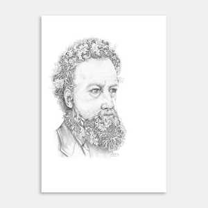 Art Homage William Morris Limited Edition Art Print By Anna Deacon