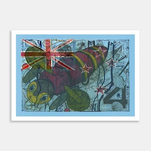 Buzzy Bee Treaty Art Print By Wayne Holmes