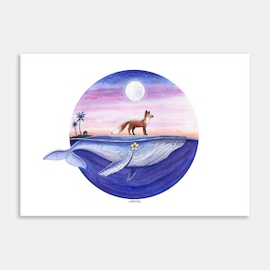 Tahitian Moon Art Print By Matt Coates