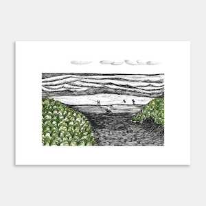 Black Sand Heat Limited Edition Art Print By Gabriella Williams