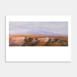 Desert Landscape Art Print By Dee Warring