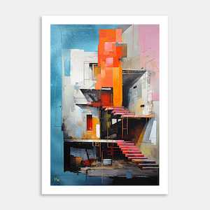 Stairs Art Print By Mike Barber