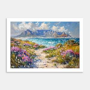 Cape Town Art Print By Mike Barber