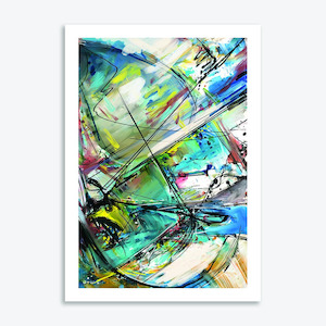 Amongst The Chaos Art Print By Dee Warring