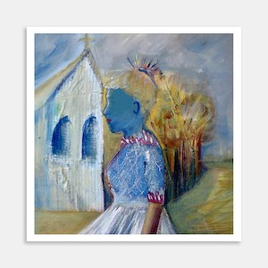 Creative art: The Reluctant Bride Art Print By Dee Warring