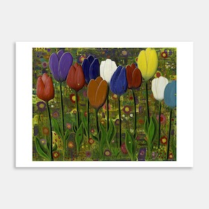 Tulips Art Print By Wayne Holmes