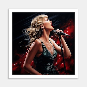 Taylor Swift Art Print By Candace Pettus