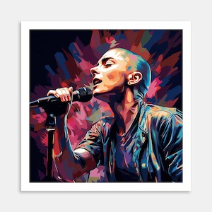 Sinead Oconnor Art Print By Candace Pettus