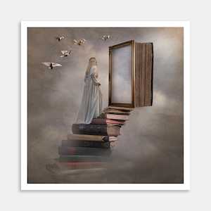 Ascent To Imagination Art Print By Julia Rae