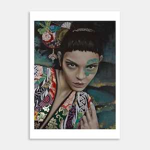 Yukata Art Print By Kim Hill