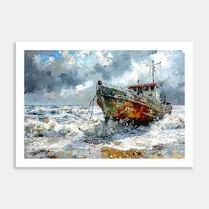 Shipwreck Art Print By Mike Barber