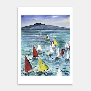 P Class Race Art Print By Sarah-Jane Smith