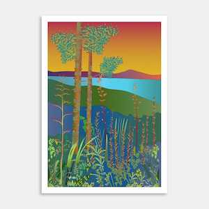 Titirangi No.3 Art Print By Sarah Molloy