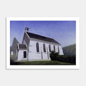 Christ Church Art Print By Jacqueline Welch