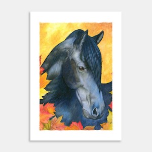 Autumn Art Print By Roxanne Milson