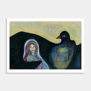 Creative art: Under My Wing Art Print By Damiët Loor