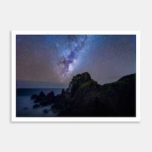 Te Arai Point Astro Art Print By Michelle Durrant