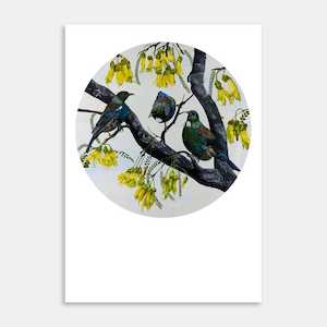 Tui Circle Art Print By Lynn Fuller