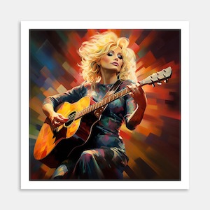 Dolly Parton Art Print By Candace Pettus