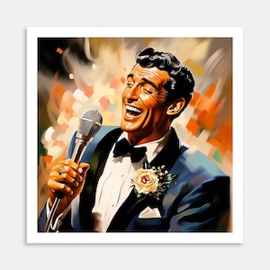 Dean Martin Art Print By Candace Pettus