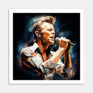 David Bowie Art Print By Candace Pettus