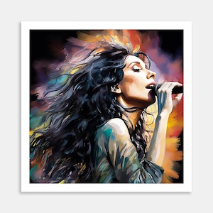 Cher Art Print By Candace Pettus