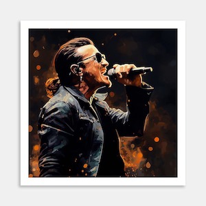 Bono Art Print By Candace Pettus