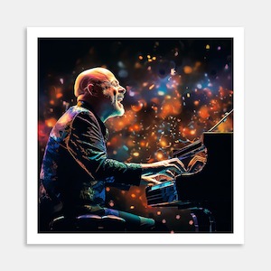 Billy Joel Art Print By Candace Pettus