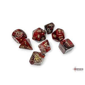 Game: Chessex: Lab Dice, Borealis Cosmos Black Light Reactive