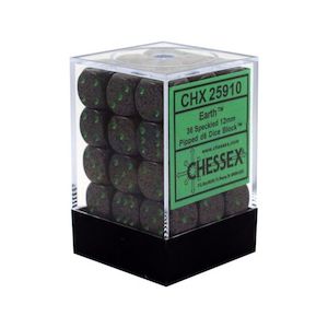 Chessex: Speckled Earth 12mm Dice Block