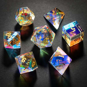 Game: Prismatic Glass RPG 7 dice set