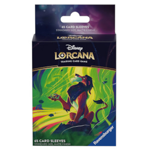 Game: Disney Lorcana Card Sleeves: Scar, Vengeful Lion