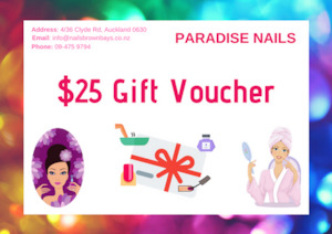 Gift card paradisenails