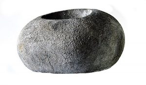 Riverstone Medium Rock Planter Indoor or Outdoor