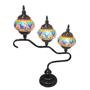 Womenswear: 3 Globe Turkish Mosaic Lamp - TL40